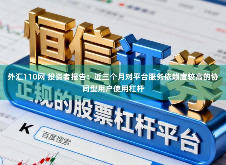 外汇110网 投资者报告：近三个月对平台服务依赖度较高的协同型用户使用杠杆
